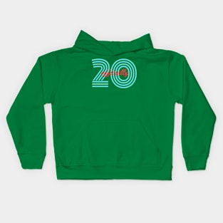 Officially Twenty 20 Year of Greatness Motivation Kids Hoodie